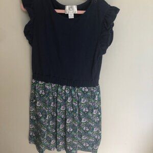 The Proper Peony Navy and Green floral dress size 7